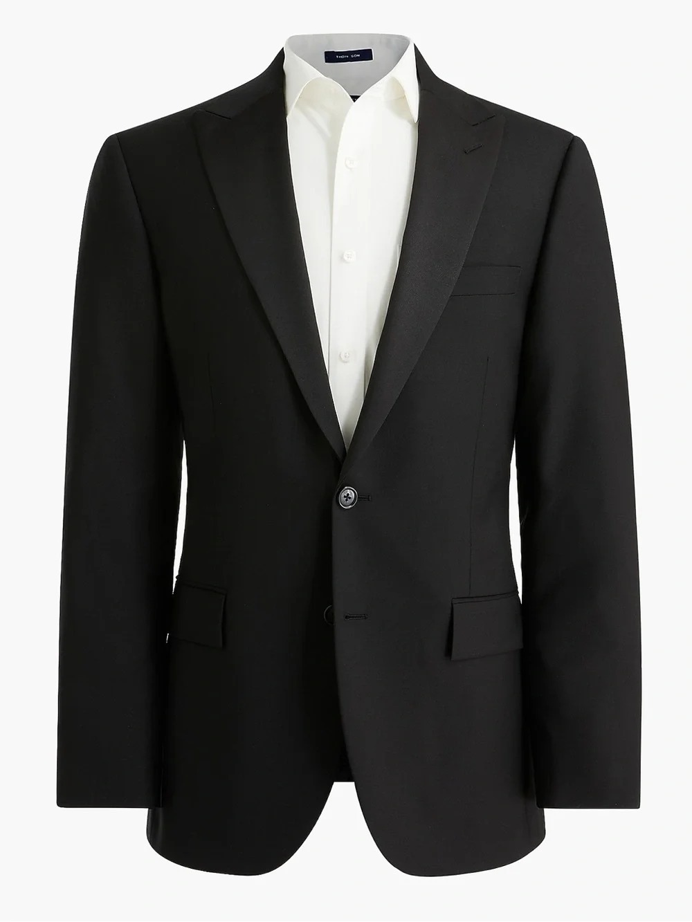 NWT J.Crew Thompson Slim-Fit 100% Wool Tuxedo Jacket Black 38R